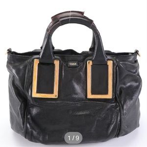 Chloé Vintage Ethel Two-Way
Satchel in Calfskin
Leather